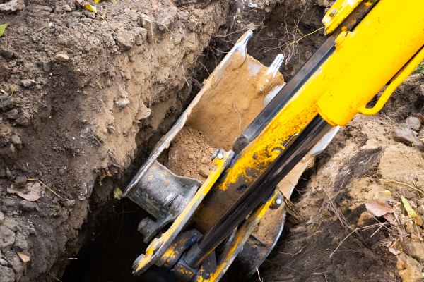 Downspout Trenching in Cincinnati